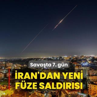 Sava�ta 7. g�n... �ran'dan yeni f�ze sald�r�s�