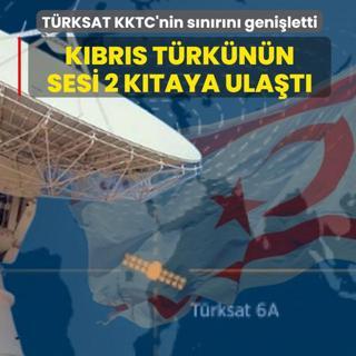T�RKSAT KKTC'nin s�n�r�n� geni�letti! K�br�s T�rk�n�n sesi 2 k�taya ula�t�