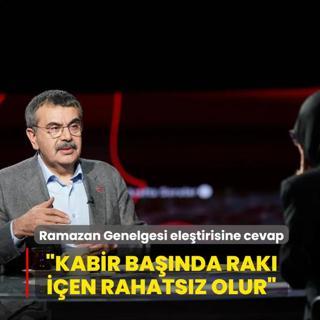 Bakan Tekin'den Ramazan Genelgesi ele�tirilerine cevap: Kabir ba��nda rak� i�meyi k�lt�r sayanlar rahats�z olur