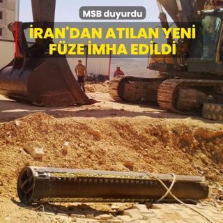 MSB duyurdu! �ran'dan at�lan yeni f�ze imha edildi