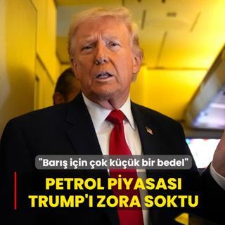 Petrol piyasas� Trump'� zora soktu... �Bar�� i�in �ok k���k bir bedel�