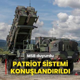 MSB: Malatya'da Patriot Sistemi konu�land�r�ld�
