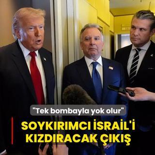 �srail'i k�zd�racak a��klama: Tek bombayla yok olur