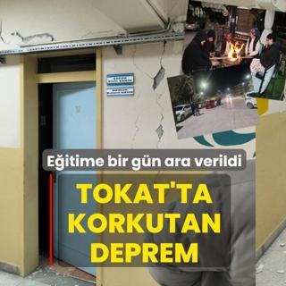 Tokat'ta 5,5 b�y�kl���nde deprem meydana geldi! �ok say�da ilde hissedildi