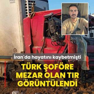 �ran'da hayat�n� kaybetmi�ti... T�rk �of�re mezar olan t�r g�r�nt�lendi