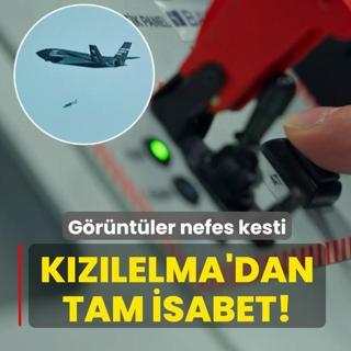 Bayraktar KIZILELMA'dan tam isabet! G�r�nt�ler nefes kesti