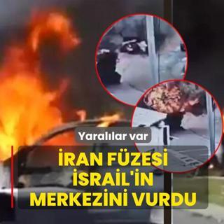 Yaral�lar var! �ran f�zesi �srail'in merkezini vurdu