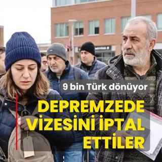 Kanada depremzede vizesini iptal etti: 9 bin T�rk d�n�yor