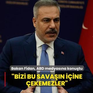 �Bizi bu sava��n i�ine �ekemezler�