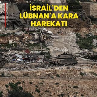 �srail'den L�bnan'a kara harekat�