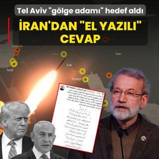 Tel Aviv �g�lge adam�� hedef ald�... �ran'dan �el yaz�l�� cevap