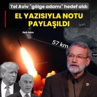 Tel Aviv �g�lge adam�� hedef ald�... El yaz�s�yla notu payla��ld�