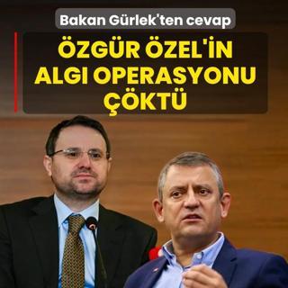 �zg�r �zel'in alg� operasyonu ��kt�! Bakan G�rlek'ten cevap