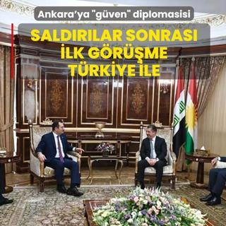 Sald�r�lar sonras� ilk g�r��me T�rkiye ile! Barzani'den Ankara'ya �g�ven� diplomasisi