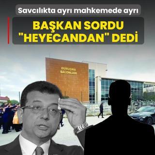 Savc�l�kta ayr� mahkemede ayr�! Ba�kan sordu  �heyecandan� dedi