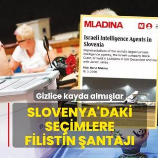 Siyonist'ten Slovenya'daki se�imlere Filistin �antaj�