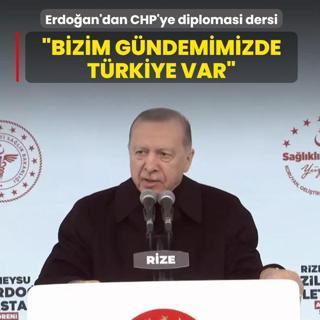 Ba�kan Erdo�an'dan CHP'ye sava� tepkisi: Bizim g�ndemimizde T�rkiye var