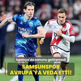 Avrupa'ya veda etti! Samsunspor �spanya'da sonunu getiremedi