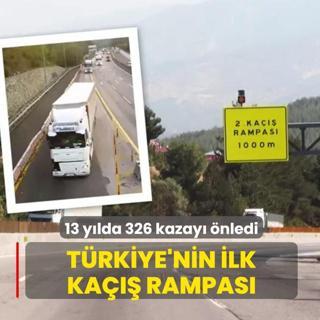T�rkiye'nin ilk ka��� rampas�! 13 y�lda 326 kazay� �nledi