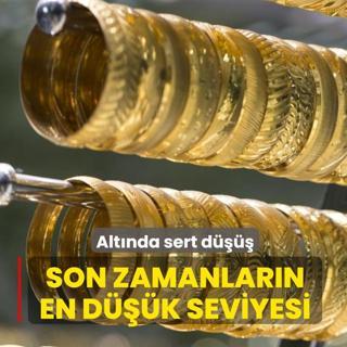 Alt�nda sert d����! Son zamanlar�n en d���k seviyesi