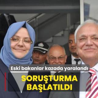 Eski bakanlar kazada yaraland�! Bakan G�rlek: Soru�turma ba�lat�ld�