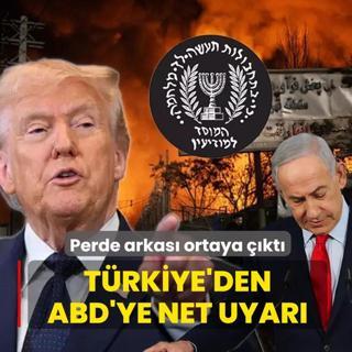 Perde arkas� ortaya ��kt�! T�rkiye'den ABD'ye net uyar�