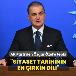 AK Parti S�zc�s� �mer �elik'ten �zg�r �zel'e sert tepki: Siyaset tarihinin en �irkin dili