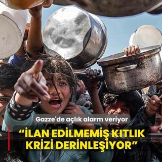  �lan edilmemi� k�tl�k krizi derinle�iyor ... Gazze'de a�l�k alarm veriyor