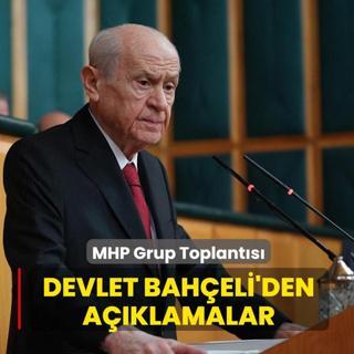 MHP Grup Toplant�s�! Bah�eli'den a��klamalar