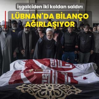 ��galci �srail'den iki koldan sald�r�! L�bnan'da bilan�o a��rla��yor