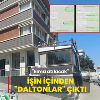 ��in i�inden �Daltonlar� ��kt�! �Elma at�lacak�