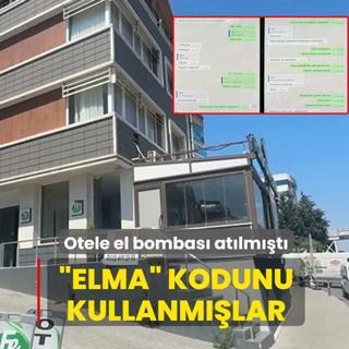 K���k�ekmece'de otele el bombas� at�lm��t�! �Elma� kodunu kullanm��lar