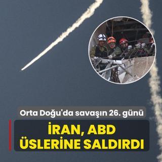 Orta Do�u'da sava��n 26. g�n�... �ran'dan ABD �slerine sald�r� dalgas�