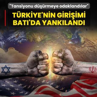 T�rkiye'nin giri�imi Bat�'da yank�land�: T�rk diplomasisi tansiyonu d���rmeye odakland�