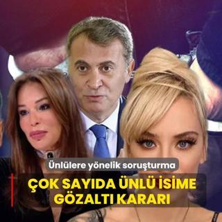 �nl�lere y�nelik soru�turma! �ok say�da �nl� isime g�zalt� karar�