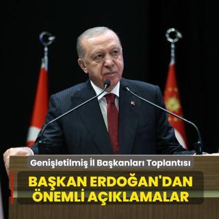 AK Parti Geni�letilmi� �l Ba�kanlar� Toplant�s�... Ba�kan Erdo�an'dan �nemli a��klamalar