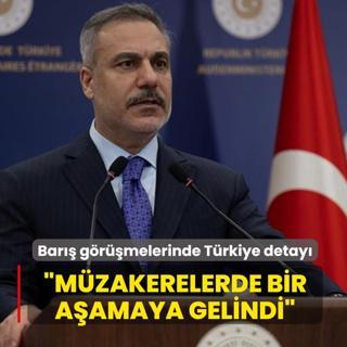 ABD-�ran g�r��meleri! Bakan Fidan: M�zakerelerde bir a�amaya gelindi gibi