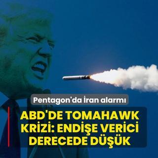 ABD'de Tomahawk krizi! Pentagon'da �ran alarm�: Endi�e verici derecede d���k