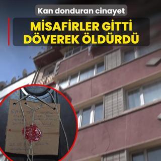 Kan donduran cinayet! Misafirler gitti, d�verek �ld�rd�