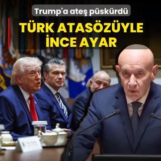 T�rk atas�z�yle ince ayar! Trump'a ate� p�sk�rd�