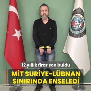 M�T'ten nokta operasyon: Firari casus Suriye-L�bnan s�n�r�nda yakaland�