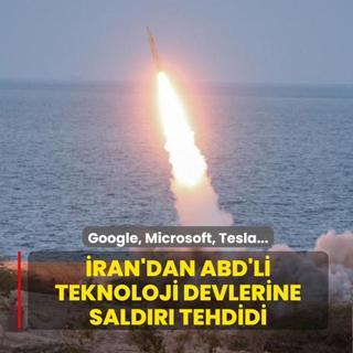 Google, Microsoft, Tesla... �ran'dan ABD'li teknoloji devlerine sald�r� tehdidi