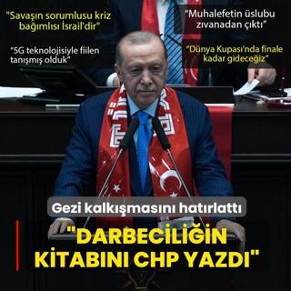 Ba�kan Erdo�an: Darbecili�in kitab�n� CHP yazd�