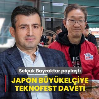 Sel�uk Bayraktar'dan Japon B�y�kel�i Tamura'ya davet: TEKNOFEST Japonya'y� da konu�uruz