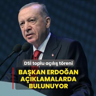 DS� toplu a��l�� t�reni: Ba�kan Erdo�an a��klamalarda bulunuyor