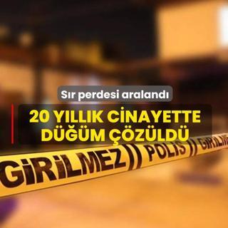 S�r perdesi araland�! 20 y�ll�k cinayette d���m ��z�ld�