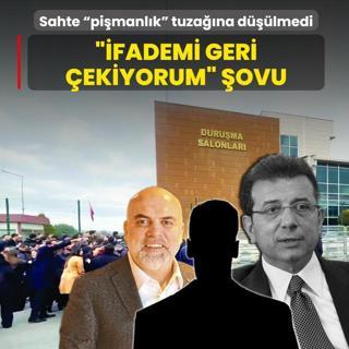 Tahliye olamayandan  ifademi geri �ekiyorum  �ovu! Sahte  etkin pi�manl�k  tuza��na d���lmedi