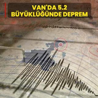 Van'da 5.2 b�y�kl���nde deprem