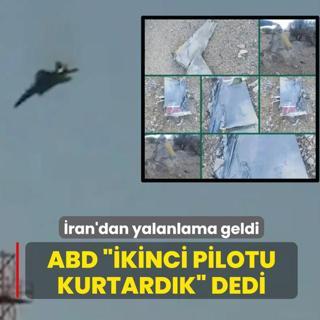 ABD, �ikinci pilotu kurtard�k� dedi... �ran'dan yalanlama geldi