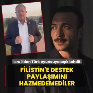 Filistin'e destek payla��m�n� hazmedemediler... �srail'den T�rk oyuncuya a��k tehdit!